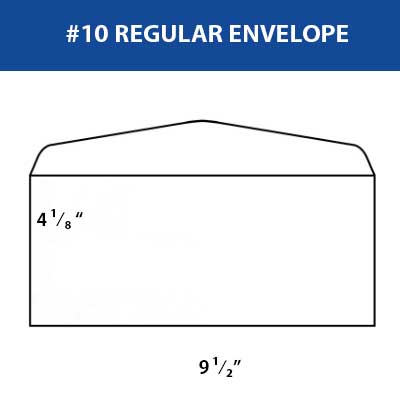 #10 Regular Envelope