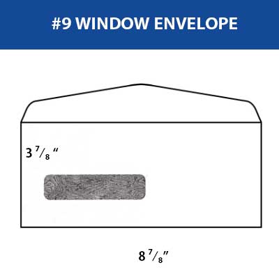 #9 Window Envelope