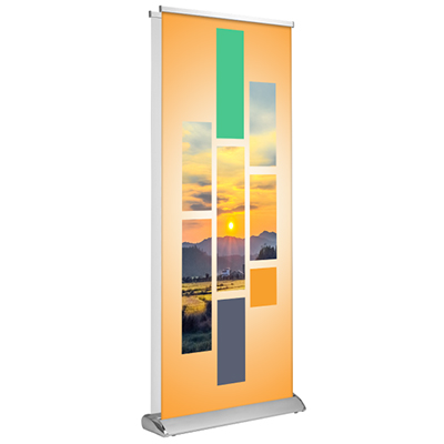 Deluxe Retractable Stand+Banner-2 Sides
